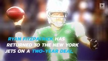 Ryan Fitzpatrick signs two-year deal with Jets