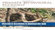 Download Primate Behavioral Ecology  PDF Online