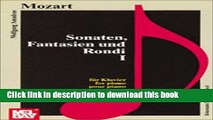 Download Sonatas, Phantasies   Rondi I Ebook Online