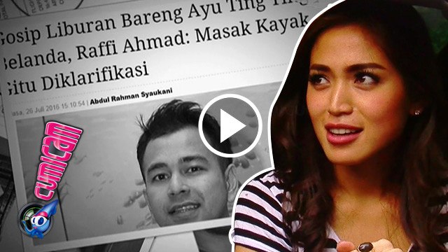 Raffi Cerita ke Jessica Soal Liburan ke Eropa - Cumicam 29 Juli 2016