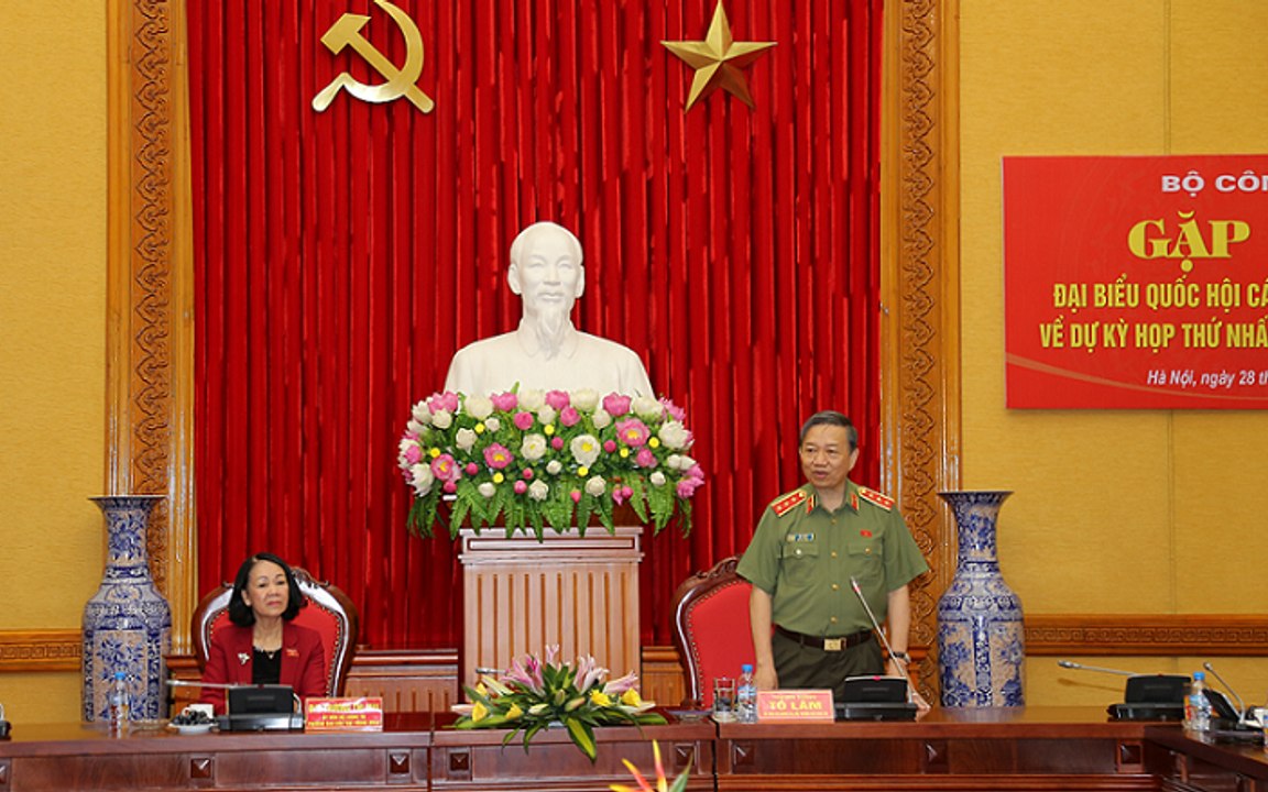 Bộ Công an gặp mặt đại biểu Quốc hội các tỉnh Tây Nguyên
