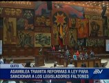 Asamblea comienza debate de reformas a Ley Orgánica de Función Legislativa