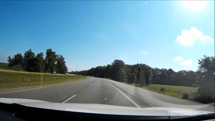 Car Spin Captured on Dashcam