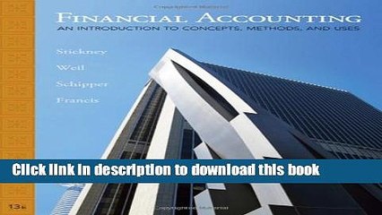 [PDF] Financial Accounting: An Introduction to Concepts, Methods and Uses (Available Titles