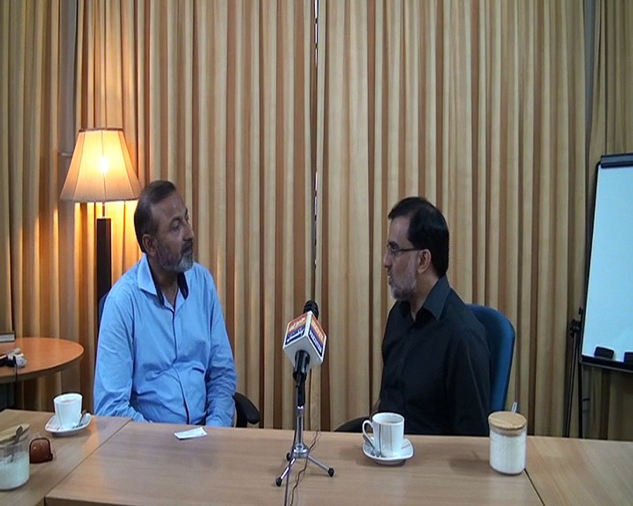 Syed Aamir Mahood Executive Director(Ghazali Education Trust)Talking with Shakeel Farooqi Jeevey Pakistan News