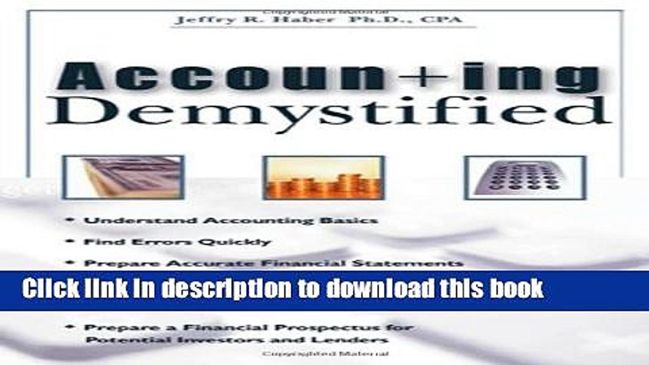 [PDF] Accounting Demystified [Download] Online