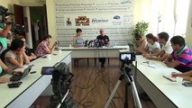 пресс-конференция Гарника Исагуляна по ситуации вокруг захвата здания ППС в Ереване