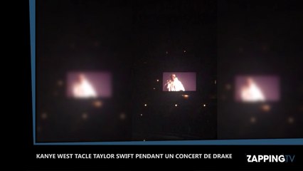 Kanye West attaque Taylor Swift en plein concert de Drake (Vidéo)