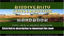 Read Biodiversity Conservation Handbook: State, Local and Private Protection of Biological