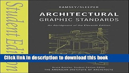 Download Architectural Graphic Standards: Student Edition [Download] Online