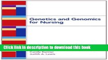 Read Books Genetics and Genomics for Nursing ebook textbooks