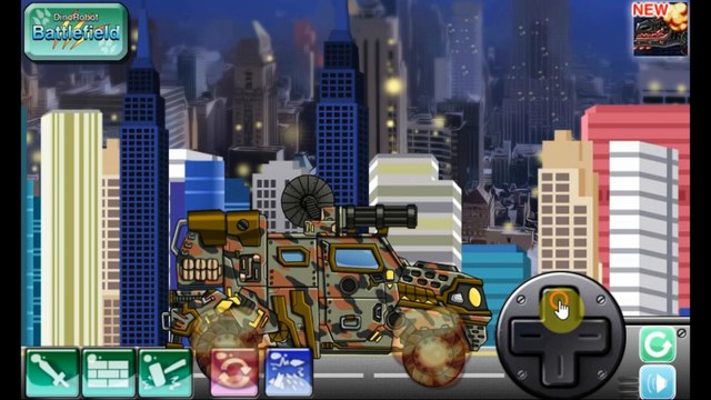 Game lắp ráp robot biến hình cho bé