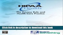 Read HIPAA Privacy: The Privacy Rule and Health Care Practice CD-ROM Ebook Free