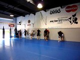 Gegard Mousasi Working Wall Takedowns at Team Quest 10-12-10