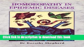 Download Homoeopathy in Epidemic Diseases  Ebook Free