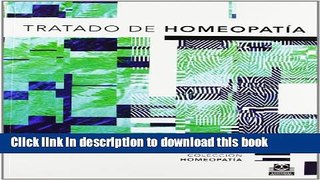 Read TRATADO DE HOMEOPATÃ�A (Spanish Edition)  Ebook Free