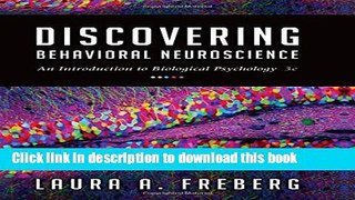 Read Books Discovering Behavioral Neuroscience: An Introduction to Biological Psychology PDF Free