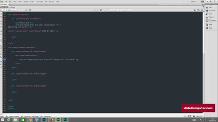 Create A Simple Website In HTML & CSS Part 6 - (Urdu/Hindi)