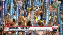 Hillary Clinton officially accepts Democratic party nomination