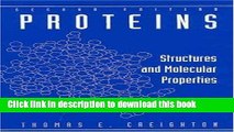 Read Proteins: Structures and Molecular Properties  Ebook Online