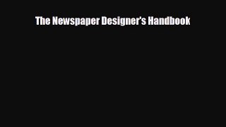 behold The Newspaper Designer's Handbook