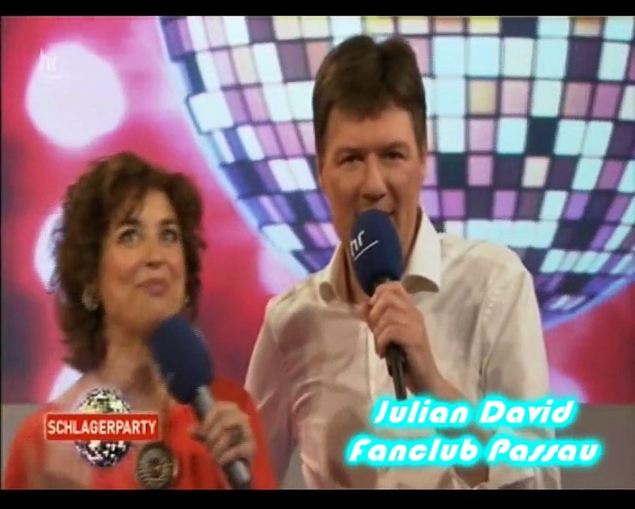 Julian David bei der Schlagerparty