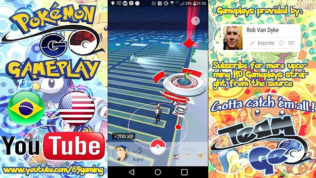 Pokemon Go Evolution, Gym, PokeStops, Eggs and More HD Gameplays
