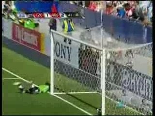 Zarate (1-2) vs czech republic 22-07-2007