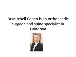 Mitchell Cohen Orthopaedic and Spine Specialist in California