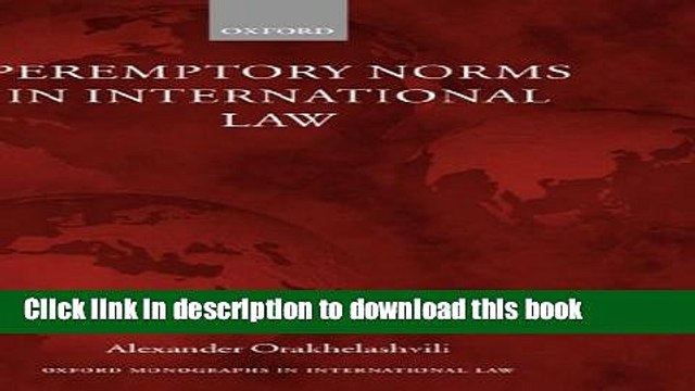Read Peremptory Norms in International Law Ebook Free