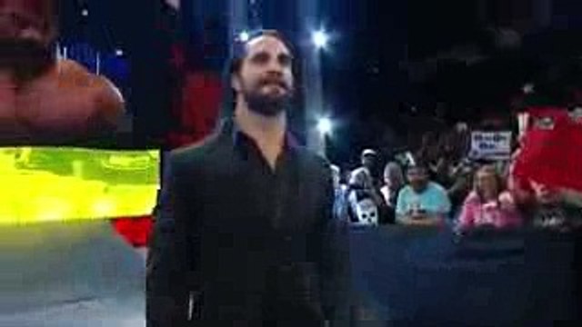 Seth Rollins Return Pop 'Seth Rollins Returns From Injury' 'WWE Raw 23rd May 2016