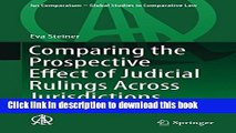 Read Comparing the Prospective Effect of Judicial Rulings Across Jurisdictions Ebook Free