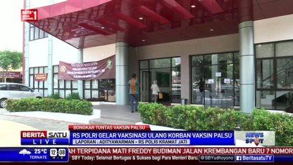 RS Polri Vaksinasi Ulang Para Korban RS Harapan Bunda
