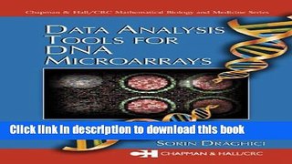 Read Data Analysis Tools for DNA Microarrays  Ebook Free