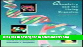 Download Chemistry and the Living Organism  PDF Online