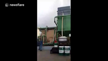 Huge tornado hits Gauteng, South Africa