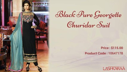 Make Glamorous self by Wearing these Beautiful Georgette Churidar Suits.