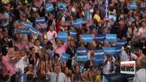 Hillary Clinton officially accepts Democratic party nomination