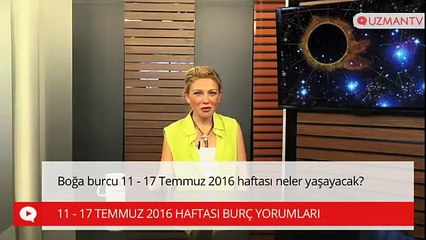 Boğa burcu 11 - 17 Temmuz 2016 haftası neler yaşayacak?