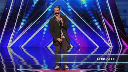 American Got Talent - Tape Face Snippet 1