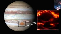 Jupiter’s great red spot responsible for planet’s super-heated atmosphere