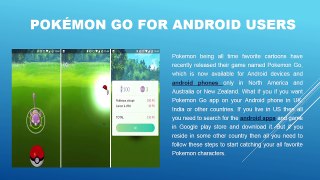 Pokemon Go For Android Phones
