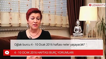 Oğlak burcu 4 - 10 Ocak 2016 haftası neler yaşayacak?
