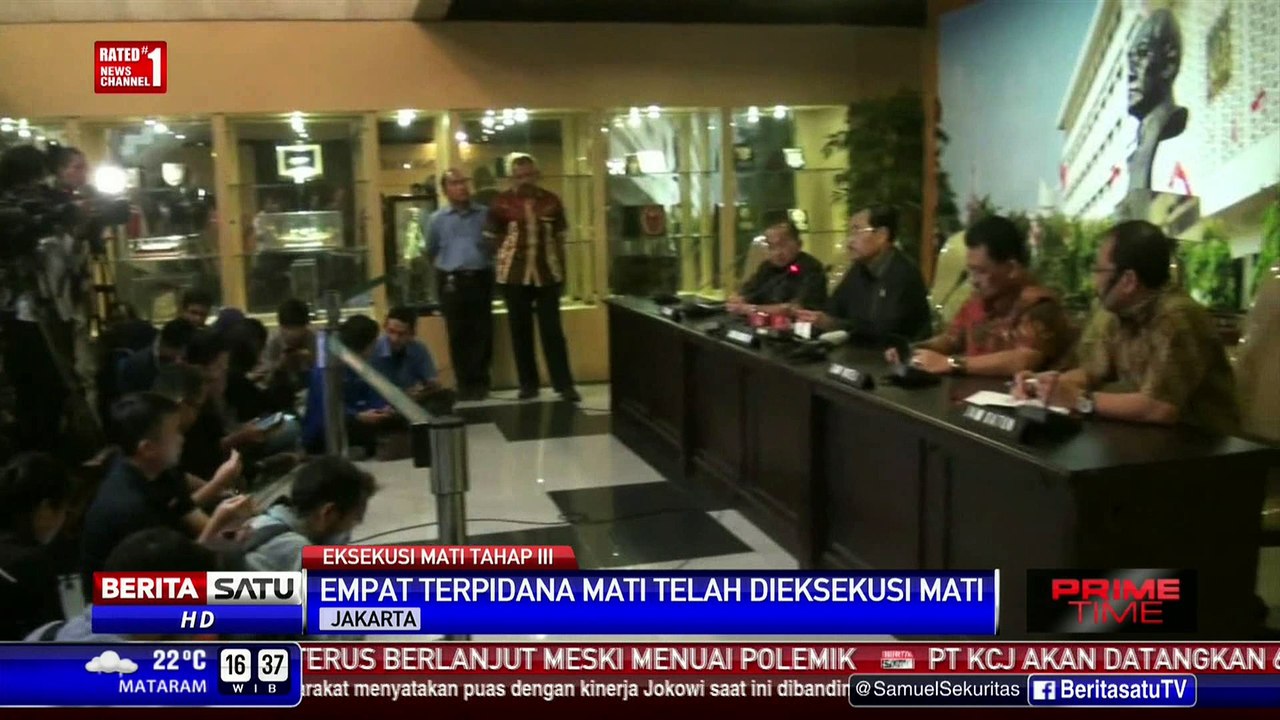 Jaksa Agung: Eksekusi 10 Terpidana Mati Menyusul Pertimbangan Hukum