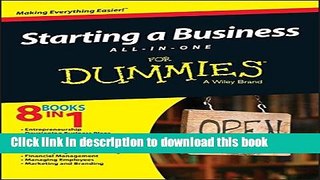 Read Books Starting a Business All-In-One For Dummies E-Book Free