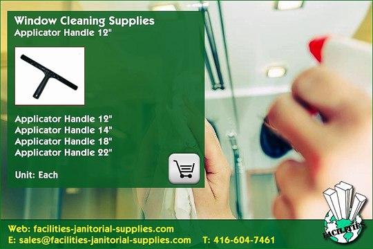 Toronto Distributor | Window Cleaning Supplies: Applicator Handle 12 , facilities-janitorial-supplies.com