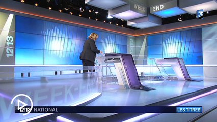 Le "off" du 12/13 de Catherine Matausch mis en ligne par erreur