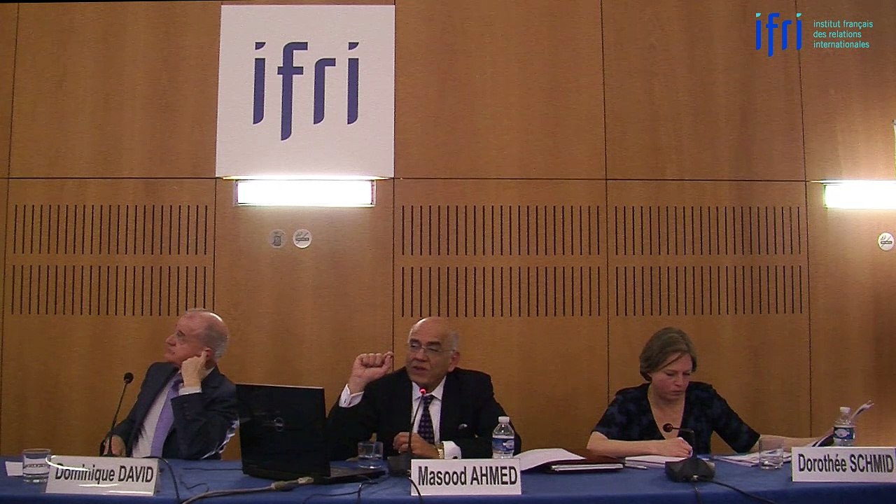 Ifri conference with Masood Ahmed - The Greater Middle East - What Economic Prospects ?