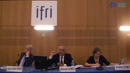 Ifri conference with Masood Ahmed - The Greater Middle East - What Economic Prospects ?