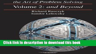 Read Books The Art of Problem Solving, Vol. 2: And Beyond ebook textbooks